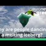 Why are these Australian dancers performing on a melting iceberg?