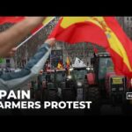 Spanish farmers take protest to Madrid over government’s inaction and EU bureaucracy
