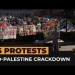 US universities crackdown on pro-Palestine protests | Al Jazeera Newsfeed